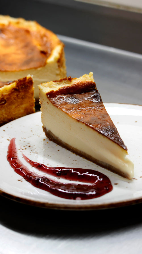 Eggless Biscoff cheesecake