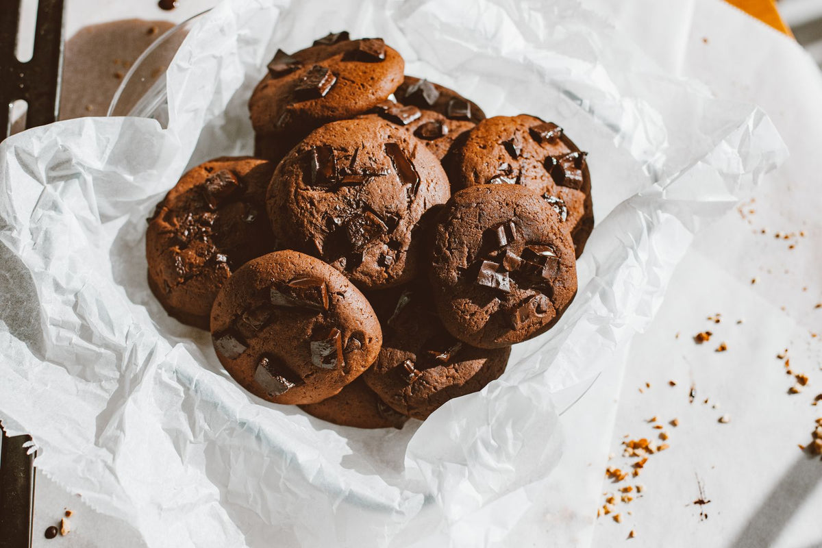 Box of eggless cookies